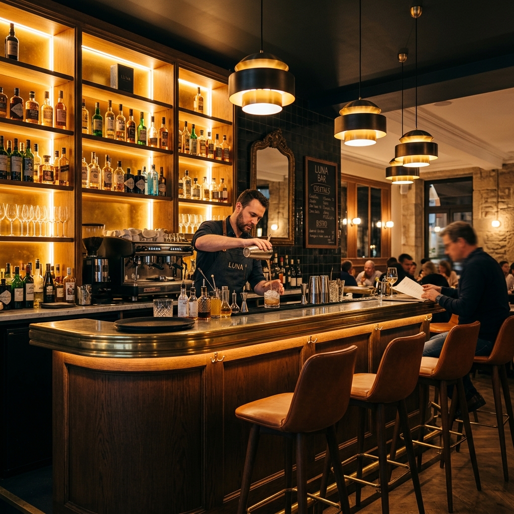 Quầy bar hiện đại